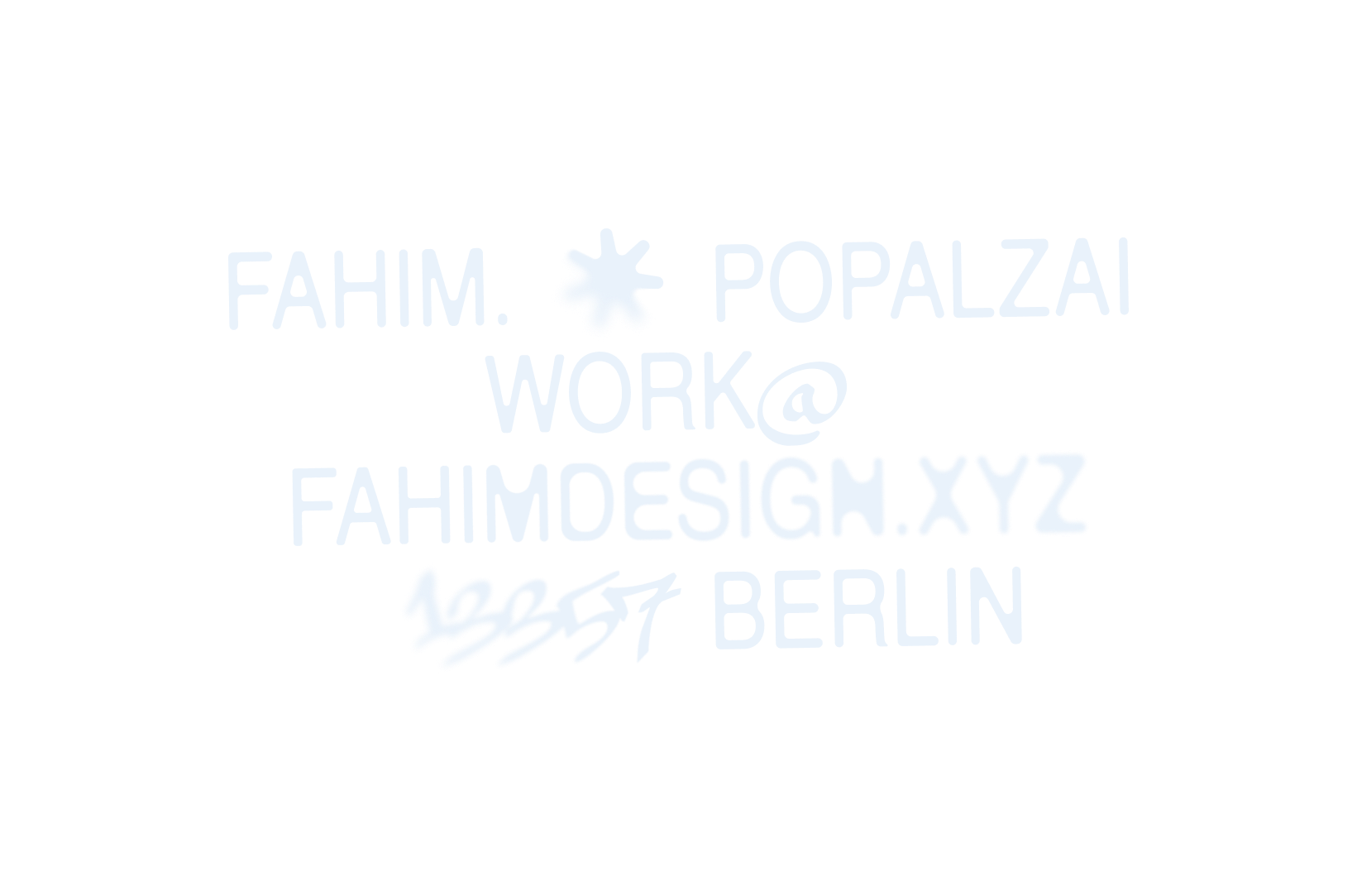 Fahim Popalzai, Product Designer Based in Berlin